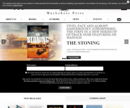 Maclehosepress.com(MacLehose Press) Screenshot