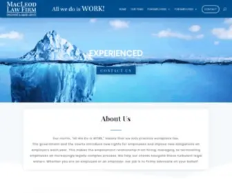Macleodlawfirm.ca(MacLeod Law Firm) Screenshot