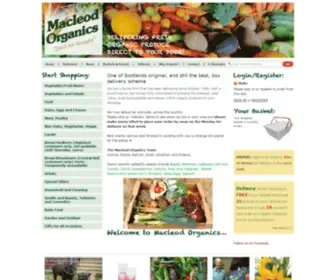 Macleodorganics.co.uk(Macleod Organics) Screenshot