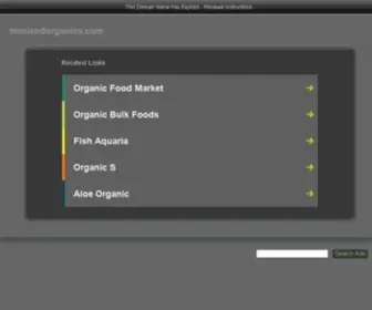 Macleodorganics.com(Macleod Organics) Screenshot