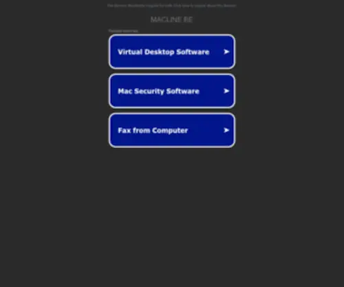Macline.be(Mac Line) Screenshot