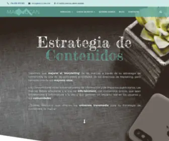 Maclucan.com(Agencia de estrategia de contenidos digitales en Madrid) Screenshot