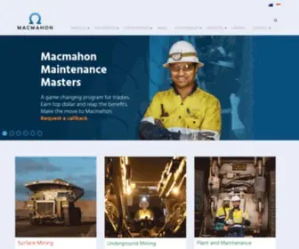 Macmahon.com.au(Macmahon holdings limited) Screenshot