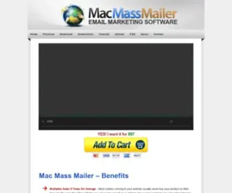 Macmassmailer.com(Mac Mass Mailer) Screenshot