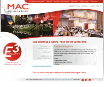 Macmeetings.com(MAC Meetings & Events) Screenshot