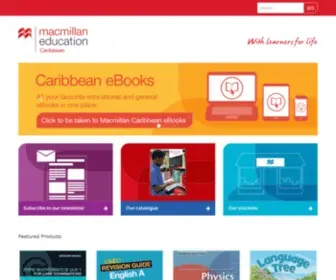 Macmillan-Caribbean.com(Macmillan Education Caribbean) Screenshot