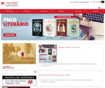 Macmillan.com.br(Editora de livros didáticos de idiomas) Screenshot