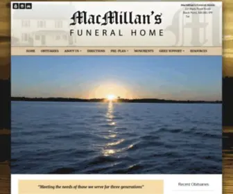 Macmillansfuneralhome.ca(MacMillan's Funeral Home) Screenshot