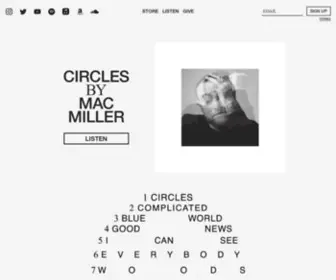 Macmillerswebsite.com(Mac Miller) Screenshot