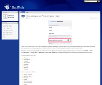 Macminds.com.br(Mac Minds) Screenshot