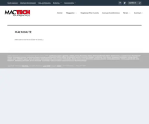 Macminute.com(Macminute) Screenshot