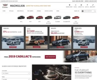Macmulkincadillac.com Screenshot
