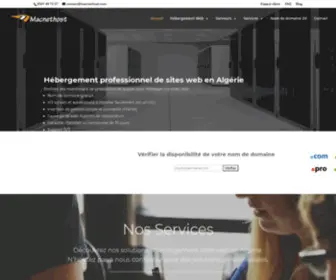 Macnethost.com(Hébergement professionnel de sites web en Algérie) Screenshot