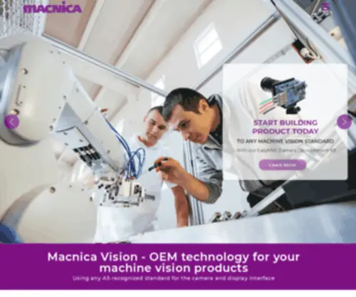 Macnicavision.com(Macnica Vision) Screenshot