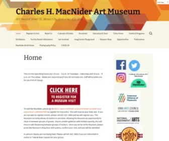 Macniderart.org(Charles H) Screenshot