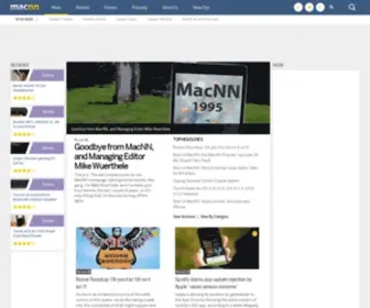 Macnn.com(Apple, Macintosh, iPod and iPhone news) Screenshot