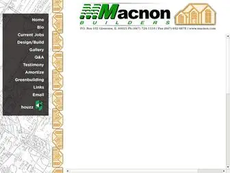 Macnon.com(Macnon Builders) Screenshot