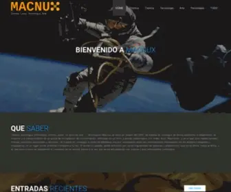 Macnux.eu(Drones, Linux, Tecnología, Arte) Screenshot