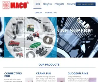 Maco-India.com(Manfacture Industry for CONNECTING ROD) Screenshot