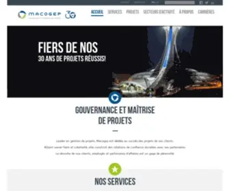 Macogep.com(Leader en gestion de projets) Screenshot