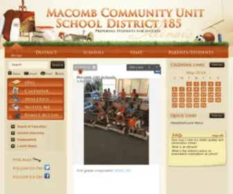 Macomb185.org(Macomb School District) Screenshot