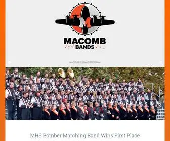 Macombbands.org(Macomb (IL) Band Program) Screenshot