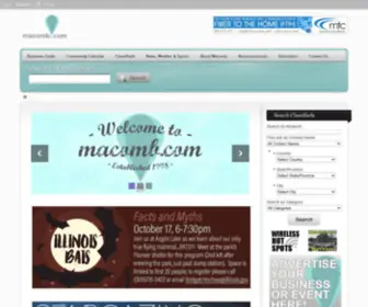 Macomb.com(Macomb, Illinois) Screenshot