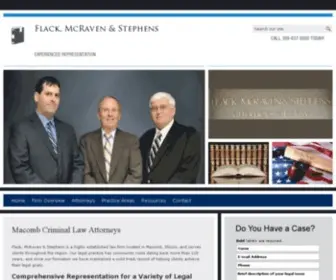 Macomblawoffice.com(Law firm) Screenshot