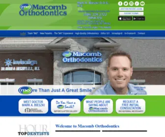 Macomborthodontics.com(Macomb Orthodontics) Screenshot