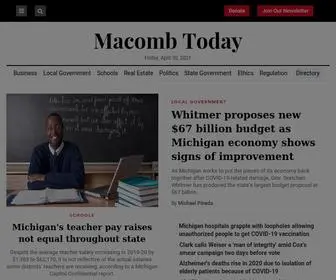 Macombtoday.com(Macomb Today) Screenshot