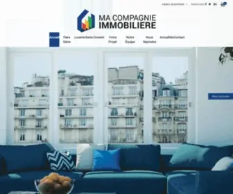 Macompagnieimmobiliere.com(Macompagnieimmobiliere) Screenshot