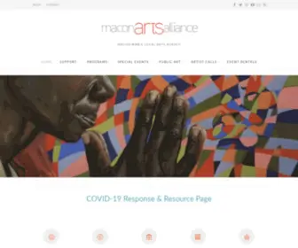 Maconarts.org(Macon Arts Alliance) Screenshot