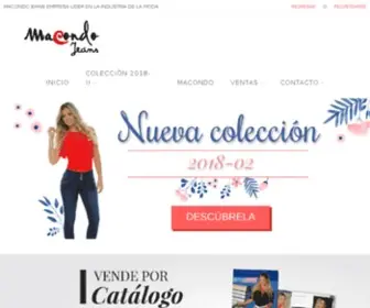 Macondojeans.com(Ventas por Catálogo Colombia) Screenshot