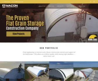 Macongc.com(Macon Construction) Screenshot