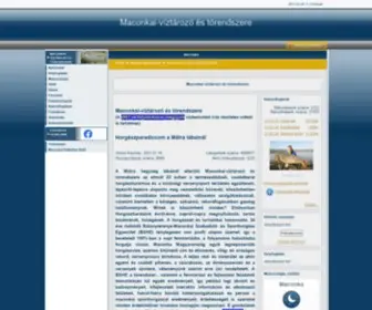 Maconka.hu(Maconkai-vĂ­ztĂĄrozĂł ĂŠs tĂłrendszere) Screenshot