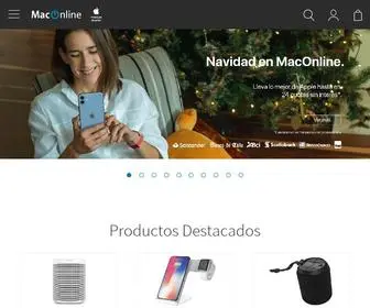 Maconline.com(El principal Apple Premium Reseller de Chile) Screenshot
