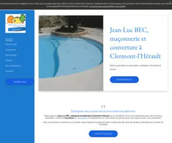 Maconnerie-Bec.com(Jean Luc Bec) Screenshot