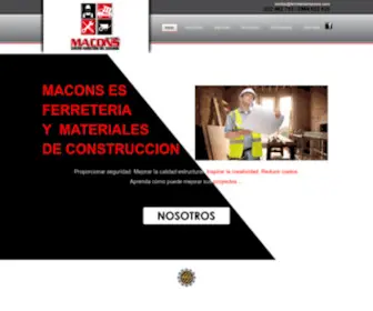 Maconsmil.com(Materiales de construcción) Screenshot