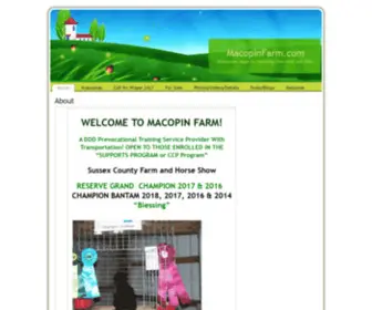 Macopinfarm.com(About) Screenshot