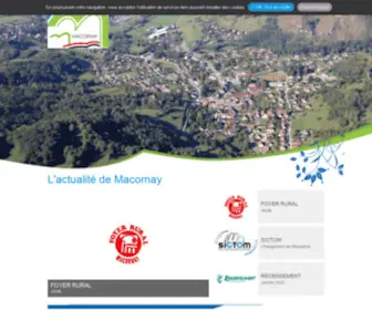 Macornay.fr(Mairie de MacornayJura) Screenshot