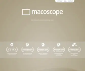 Macoscope.com(We deliver award) Screenshot