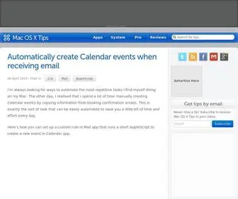 MacosXtips.co.uk(Mac OS X Tips) Screenshot