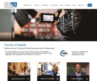 Macouncil.org(M&A Executive Training) Screenshot