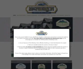 MacPhersonbuilders.com(Macpherson Builders) Screenshot