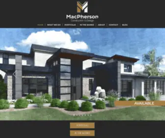 MacPhersonconstruction.com(Macpherson Construction & Design) Screenshot