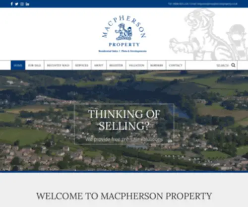MacPhersonproperty.co.uk(Scottish Borders Property Sales) Screenshot