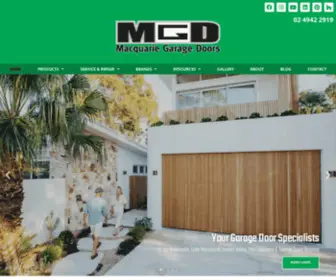 Macquariegaragedoors.com.au(Upgrade Your Garage Door with trusted specialists) Screenshot