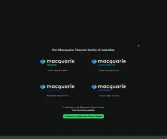 Macquarietelecom.com(Macquarie Telecom) Screenshot