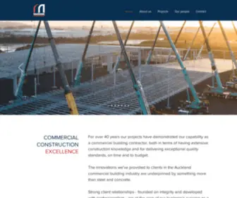 Macrennie.co.nz(Building Industry) Screenshot