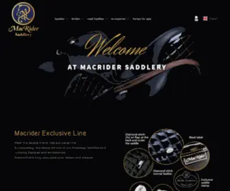 Macrider.com(MacRider Saddlery) Screenshot